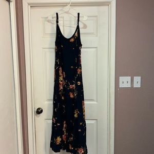 Torrid floral maxi trapeze dress